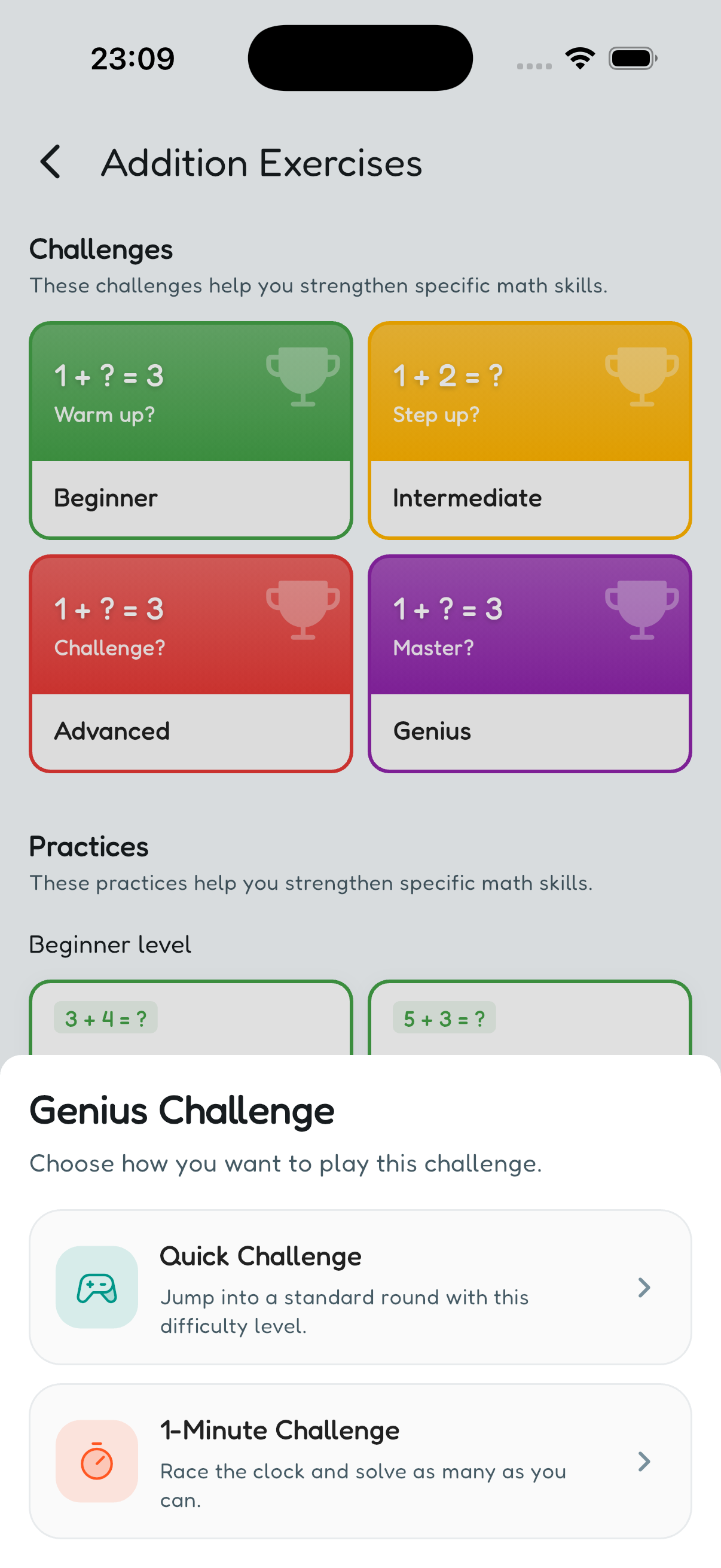 Learn Math: Quick rounds, honest feedback